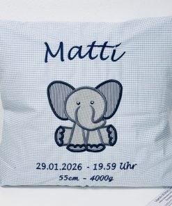 Kuschelkissen Elefant personalisiert