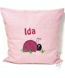 Kuschelkissen Flotter Käfer – personalisiertes Dekokissen fürs Kinderzimmer | Lillykids
