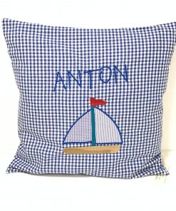 Kuschelkissen Schiff ahoi personalisiert