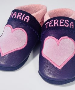 Lauflernschuhe Herzchen personalisiert