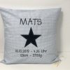 Kuschelkissen Stern personalisiert Lillykids
