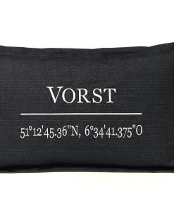 Koordinatenkissen Heimatkissen