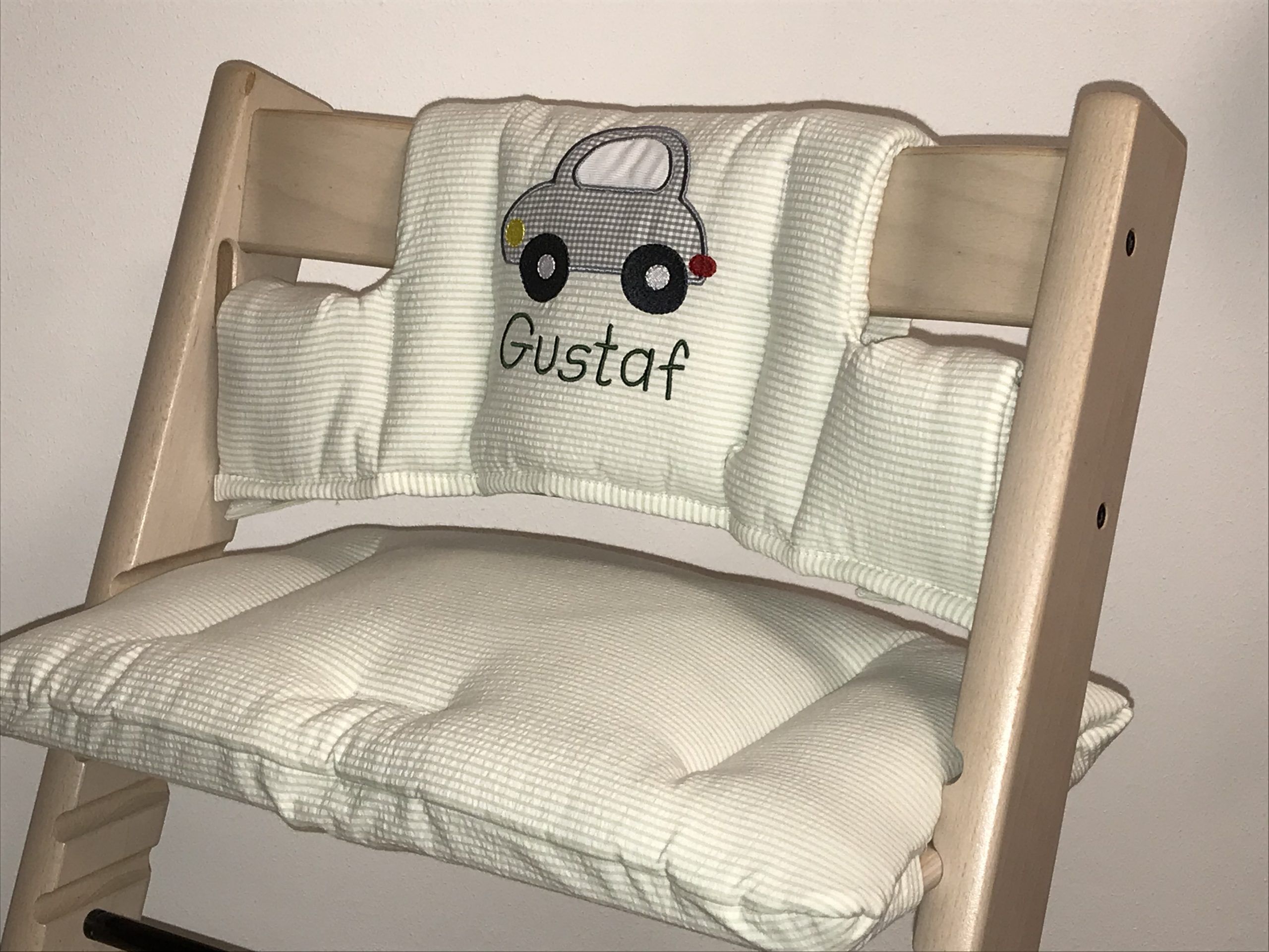 Sitzkissen für Hochstuhl – personalisiert für Tripp Trapp Babyhochstuhl | BEETLE – Bild 3