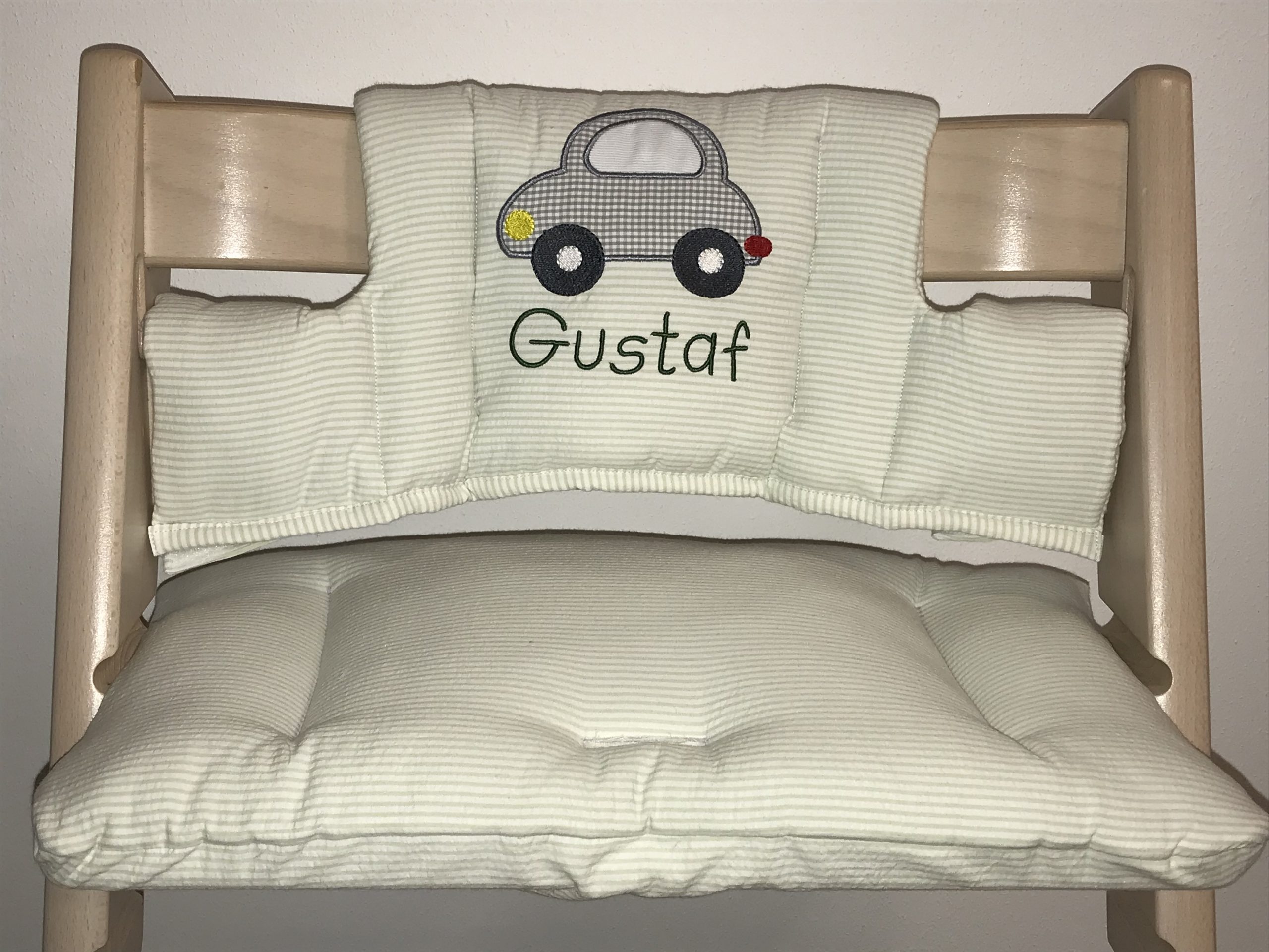Sitzkissen für Hochstuhl – personalisiert für Tripp Trapp Babyhochstuhl | BEETLE – Bild 2