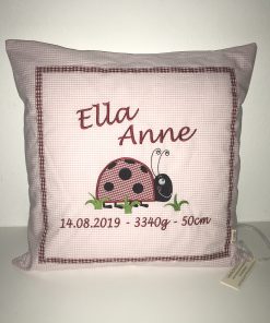 Alternative view of Kuschelkissen Flotter Käfer – personalisiertes Dekokissen fürs Kinderzimmer | Lillykids