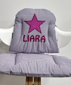 ohne Babyset Sitzkissen Stern lila