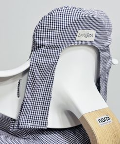 Rückansicht Sitzkissen Nomi blau