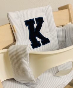 Sitzkissen für Hochstuhl – personalisiert für Tripp Trapp Babyhochstuhl | BLOCKBUCHSTABEN – Bild 23