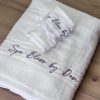 Handtuch Set personalisiert mit Namen SPA