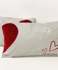 Alternative view of Partnerkissen personalisiert | Kuschel-Duo für Verliebte | Lillykids