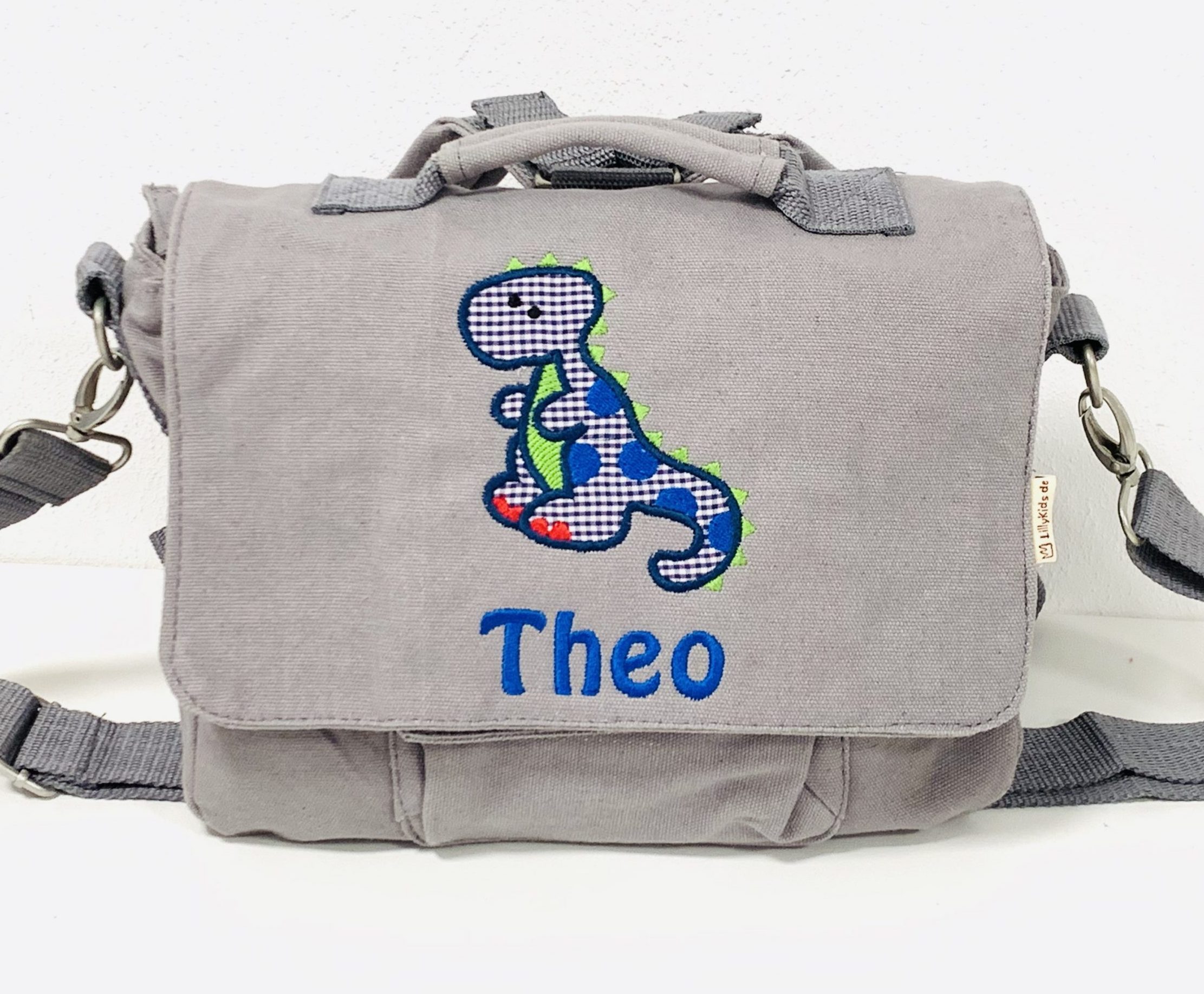 personalisierte Kindergartentasche Drache