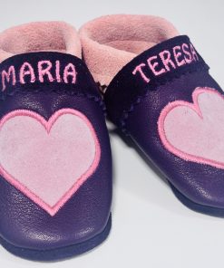 Lauflernschuhe Herzchen personalisiert