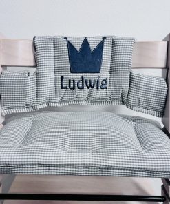 Sitzkissen Krönchen gerade personalisiert
